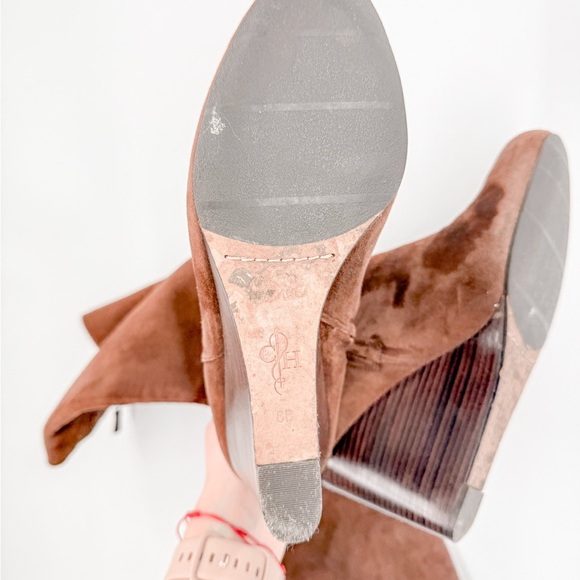 Cole Haan Brown Over the Knee Boots Suede - Picture 8 of 10